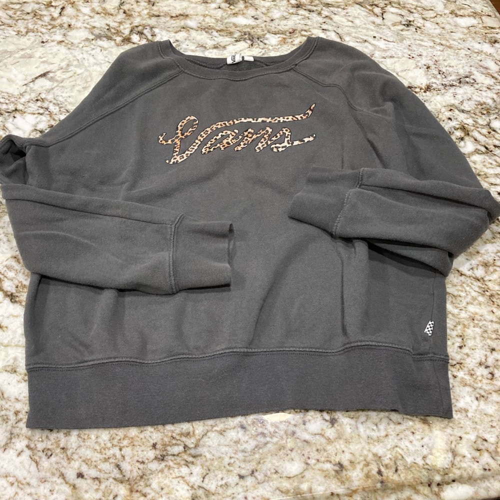 Vans Sweatshirt with Animal Print Logo
